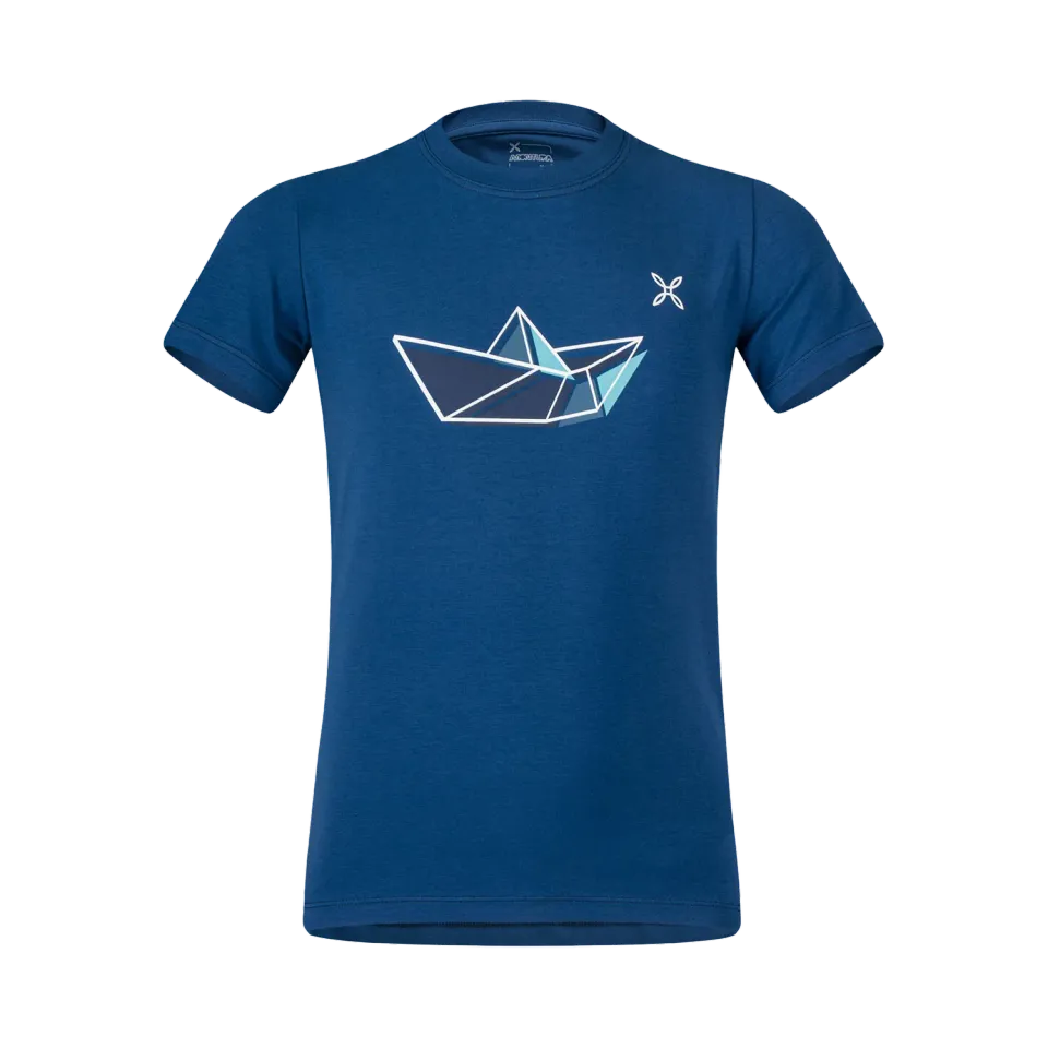 Montura Origami T-Shirt enfant intense violet en coton