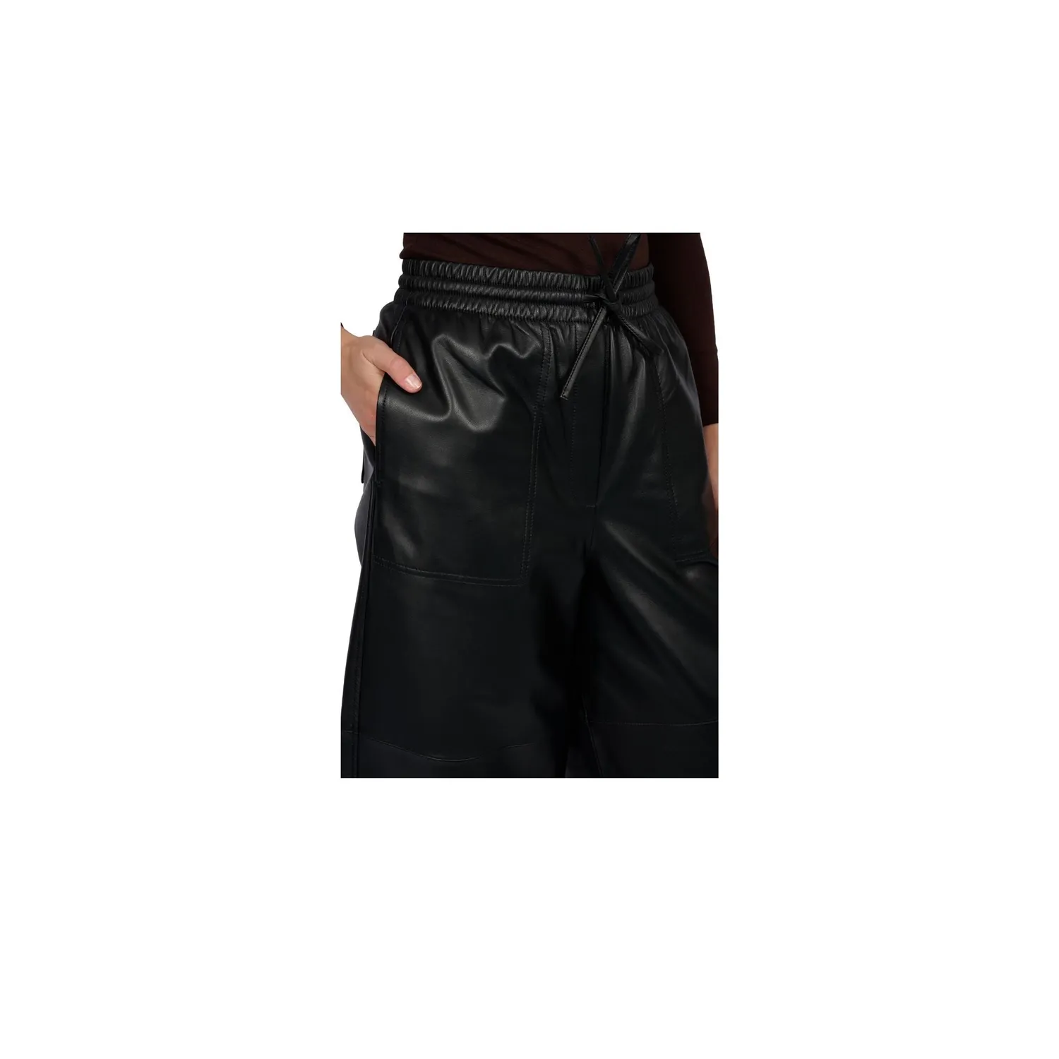 Oakwood Trophee 65318 pantalon cuir mouton noir 7/8