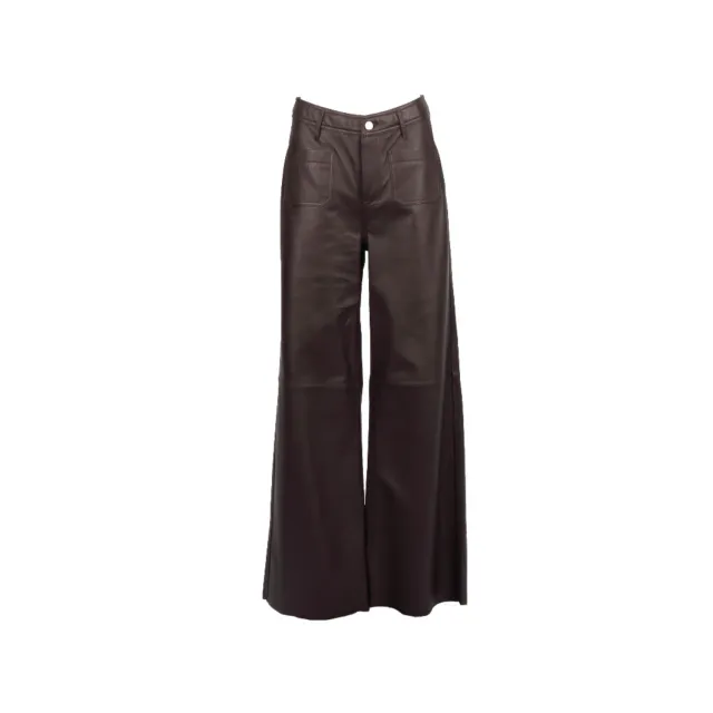 Oakwood Yummy 65319 pantalon large cuir choco