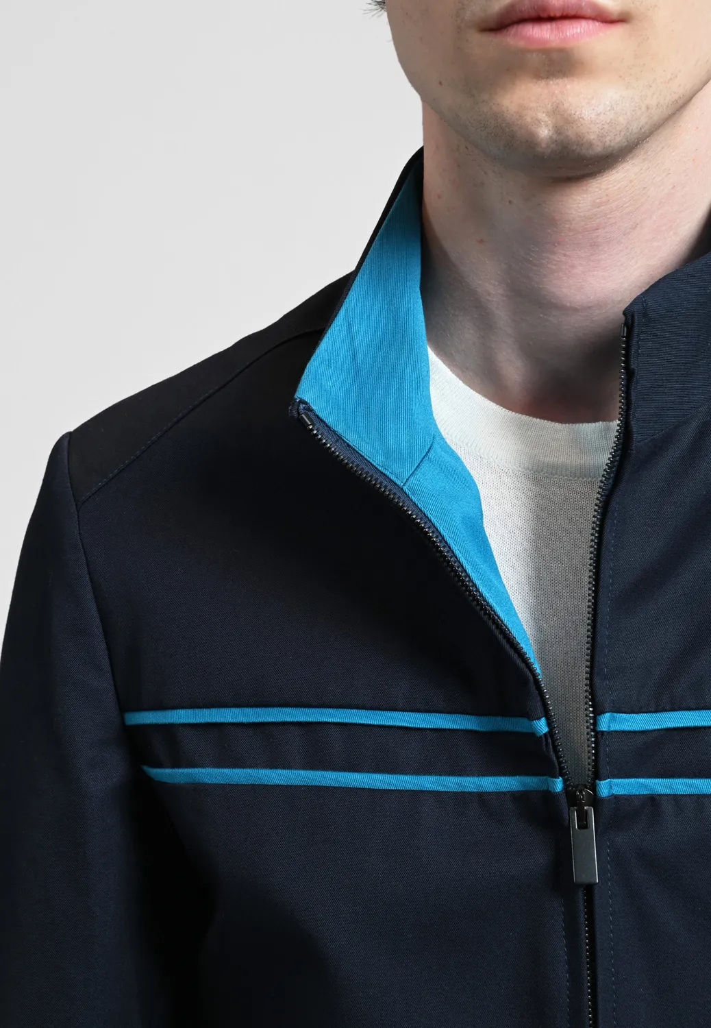 Pierre Talamon Matore Incrust blouson navy homme