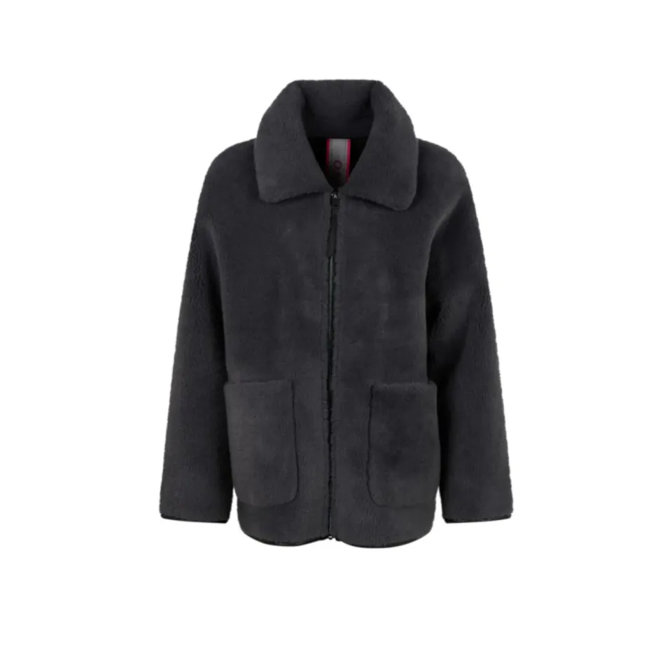 Oakwood Juliette 65112 veste fausse fourrure anthracite