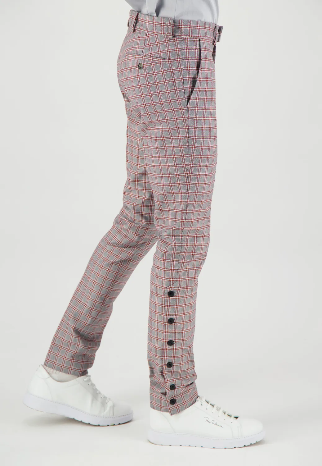 Pierre Talamon Jump pantalon à carreaux motif carreaux
