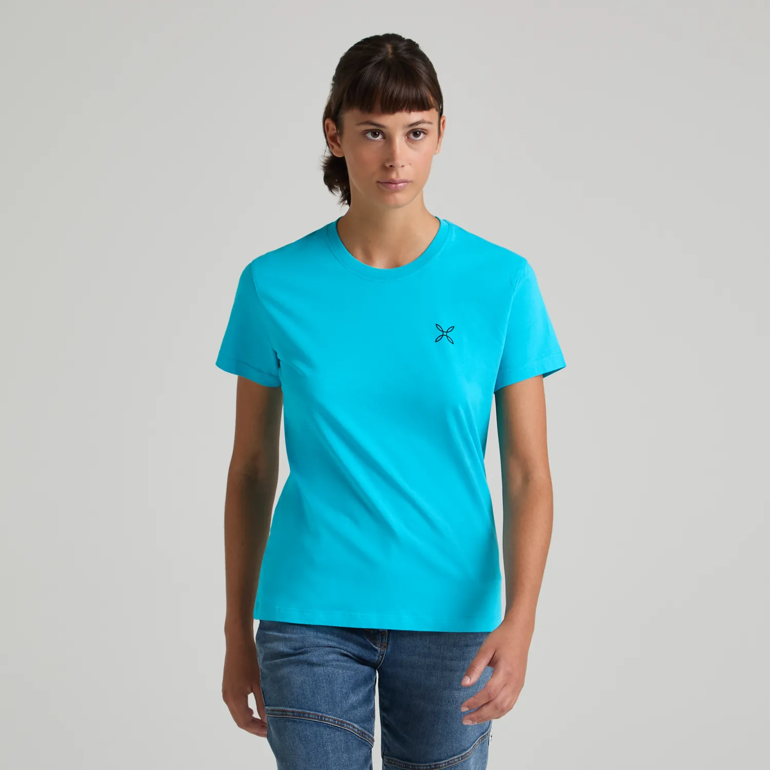 Montura Balance T-shirt Woman t-shirt bronze brown coton