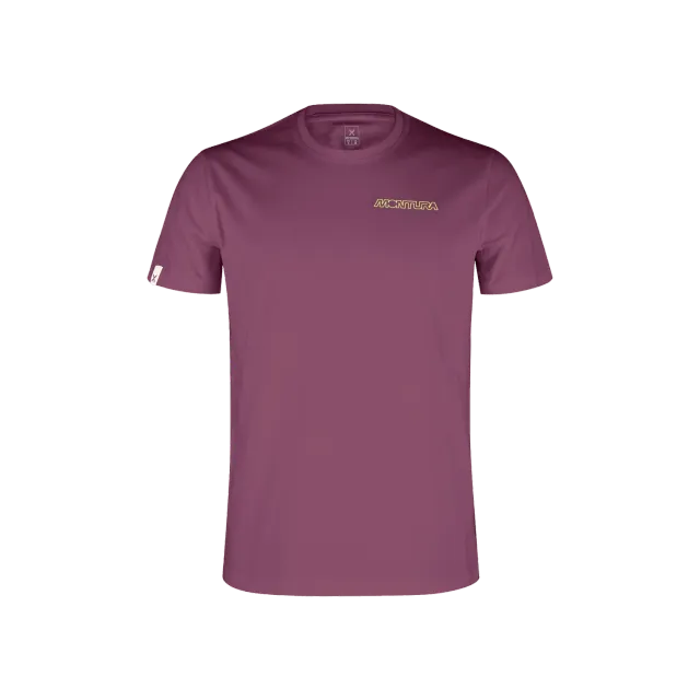 Montura Dream Mountain t-shirt homme bordeaux coton bio