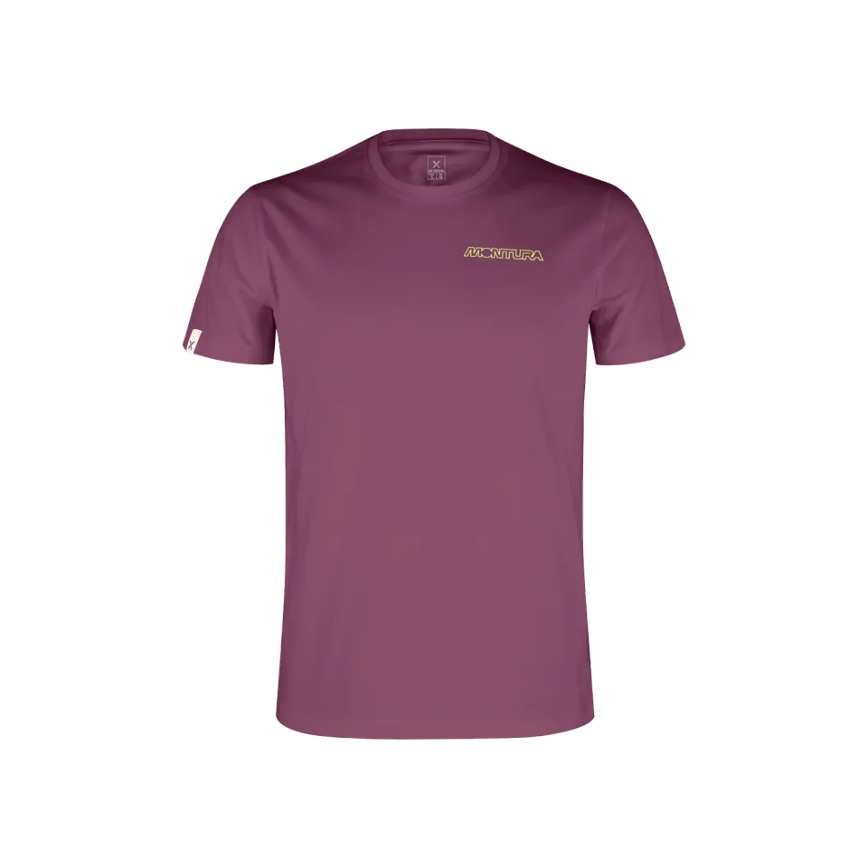 Montura Dream Mountain t-shirt homme bordeaux coton bio