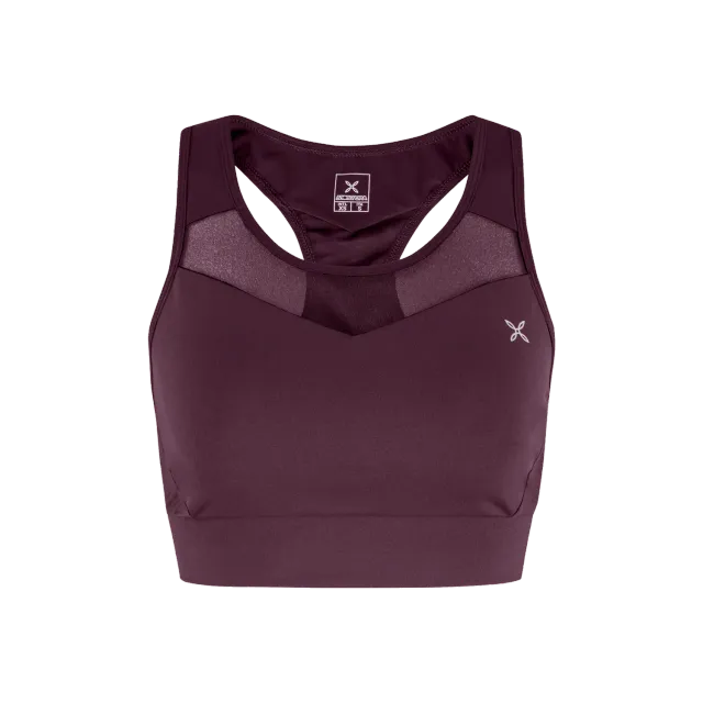 Montura Crimp Bra Woman brassiere vinaccia maintien