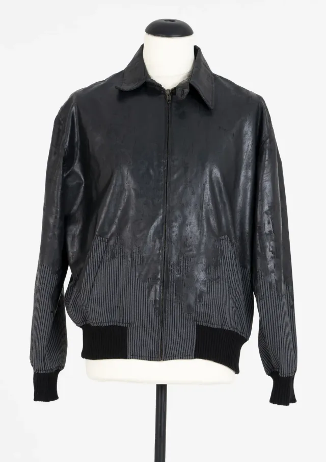 Paolo Leduc Reverso Bomber blouson réversible noir