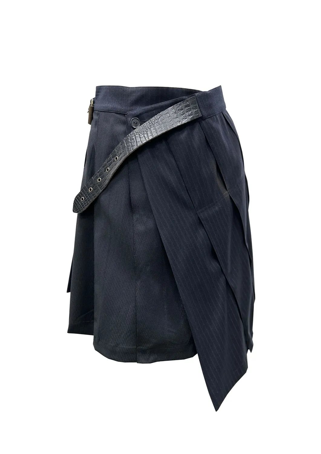 Paolo Leduc Hybrid jupe kilt réglable plissée