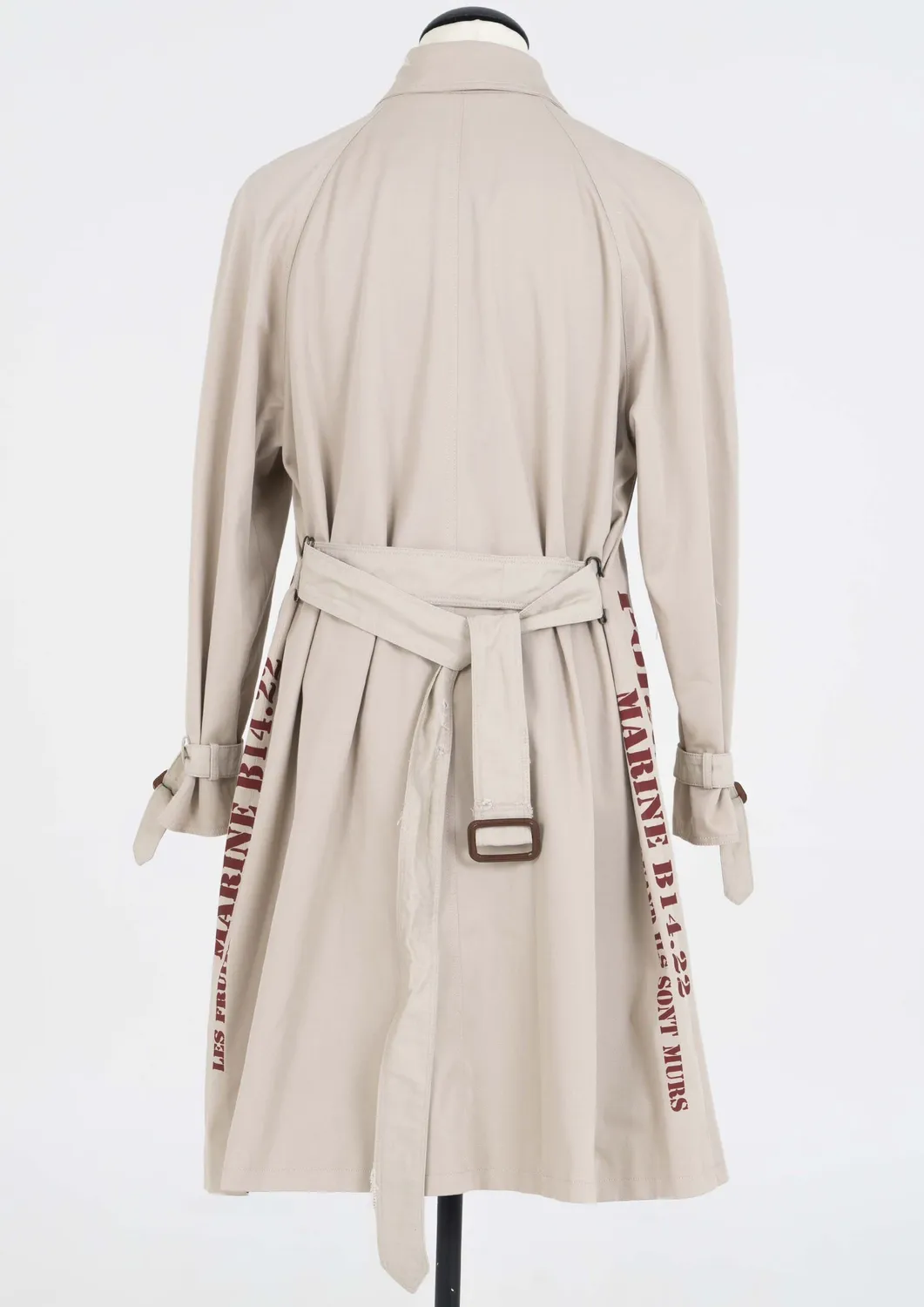 Paolo Leduc Poison trench crème coton