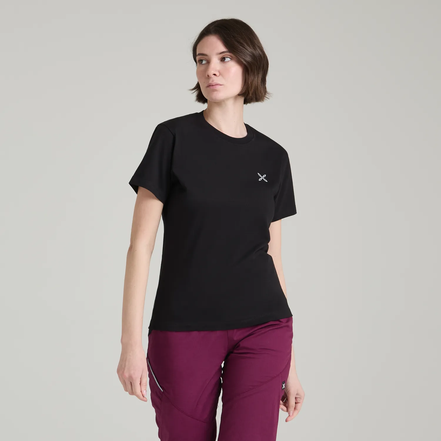 Montura Basic Logo T-Shirt Woman t-shirt coton bio