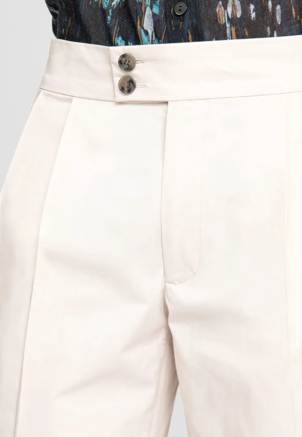 Pierre Talamon JAA2 bermuda beige coupe droite