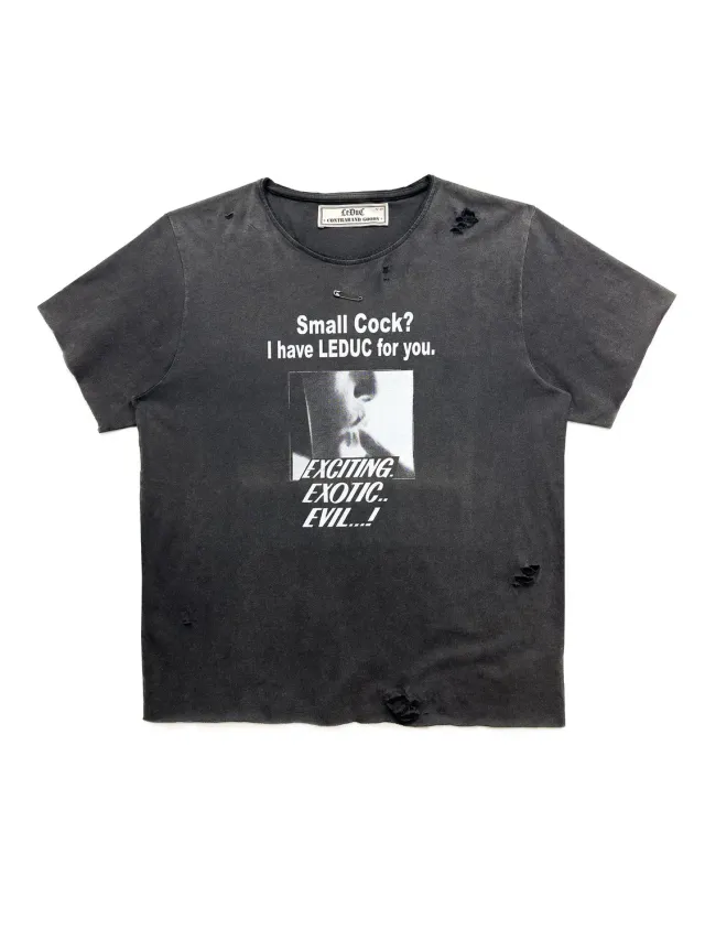 Paolo Leduc Exotic t-shirt coton bio noir vintage