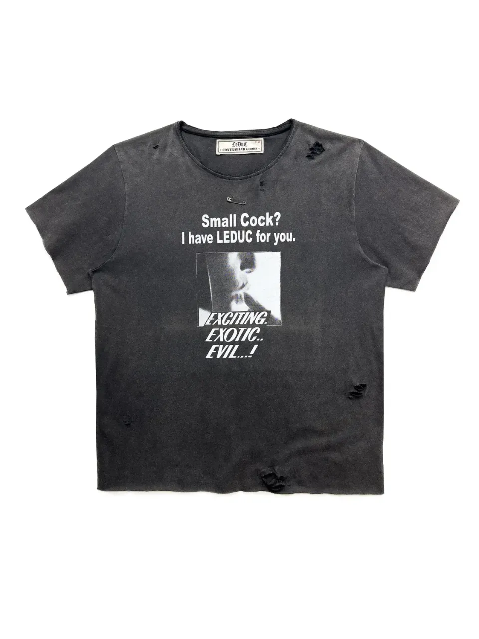 Paolo Leduc Exotic t-shirt coton bio noir vintage