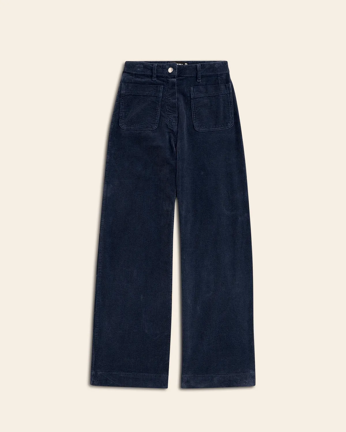 COTELÉ PARIS Jane Navy pantalon velours côtelé