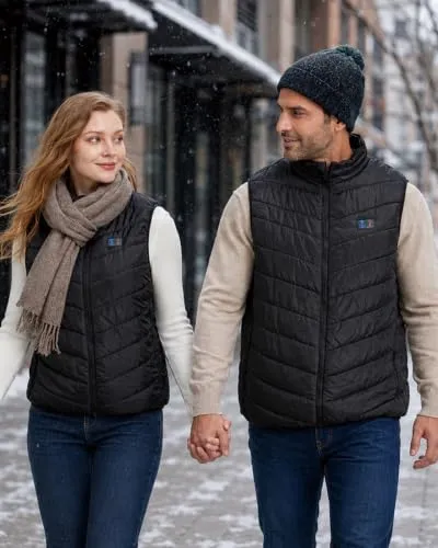 Vapesoon gilet chauffant 15 zones taille XL noir