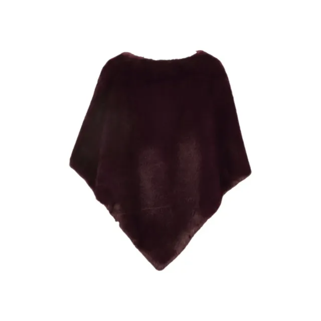 Oakwood Megève 65294 poncho fausse fourrure porto