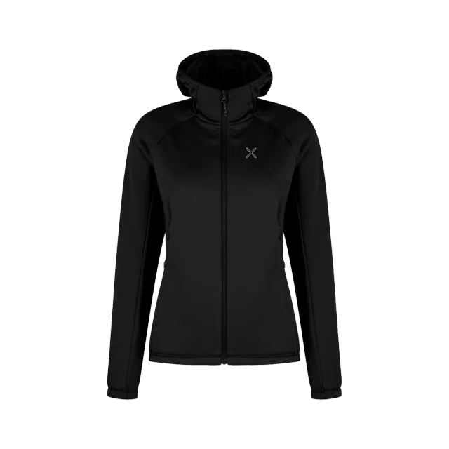 Montura Fadis Grid Hooded Maglia sweat femme polaire