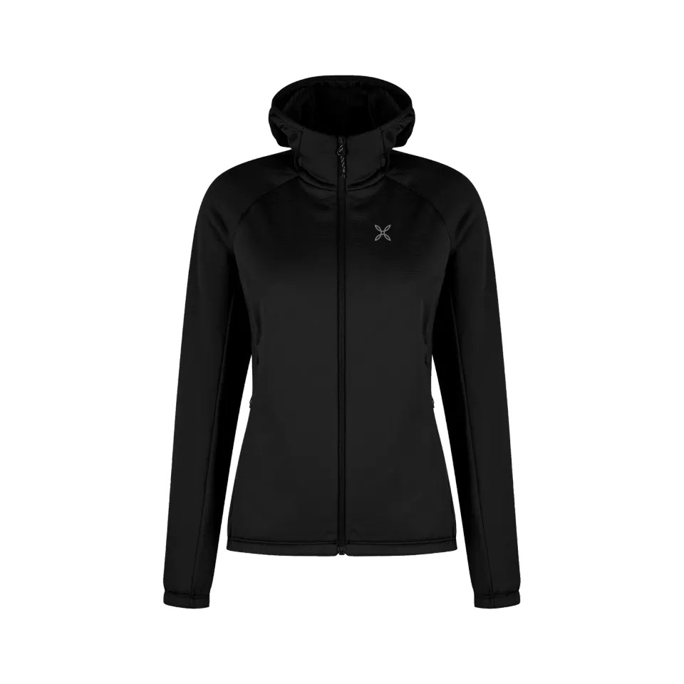 Montura Fadis Grid Hooded Maglia sweat femme polaire