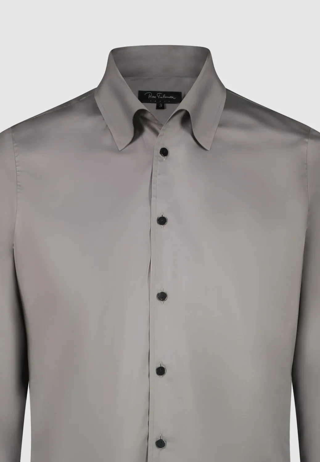 Pierre Talamon Yaku chemise taupe homme