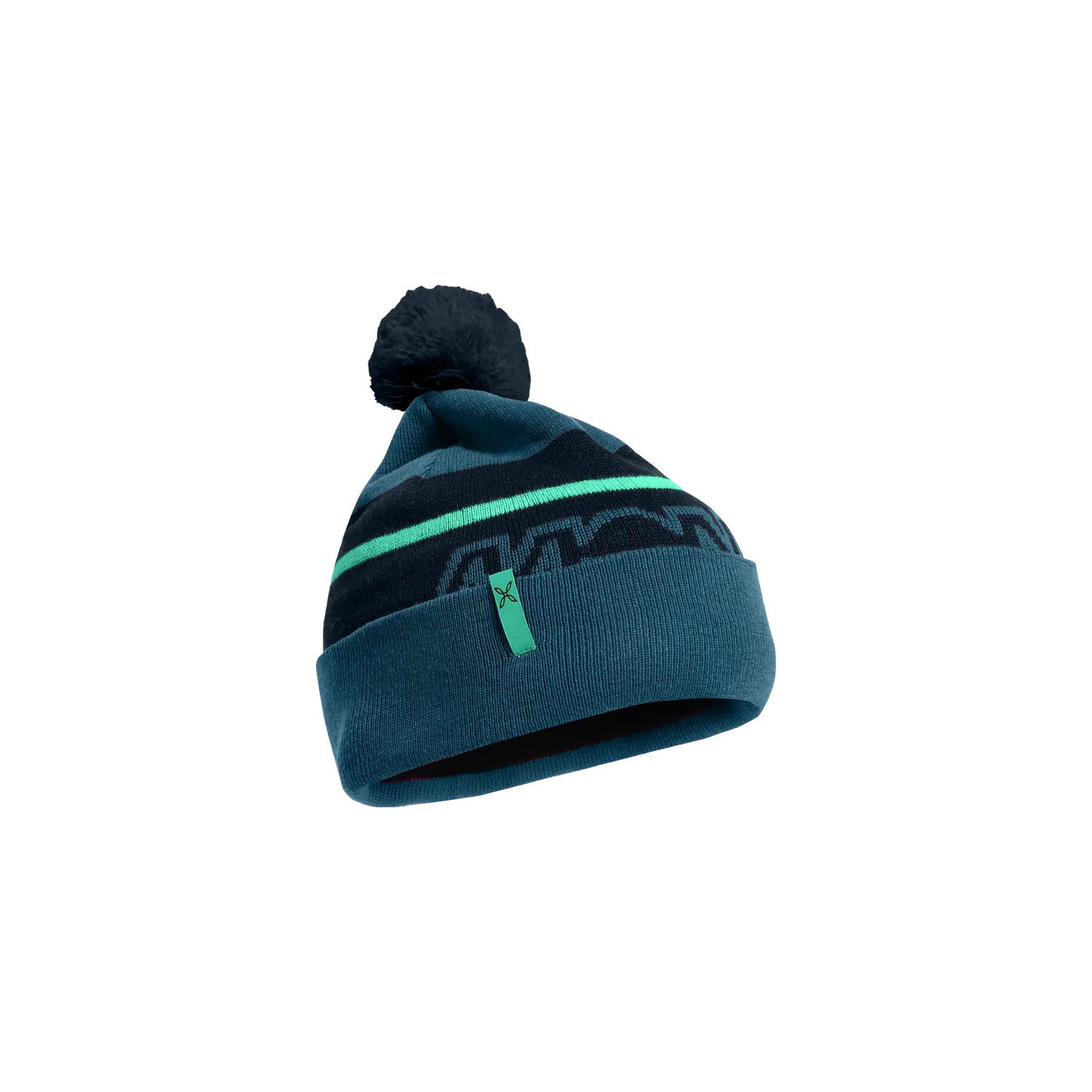 Montura Pop Beanie bonnet pompon noir chaud doublure polaire