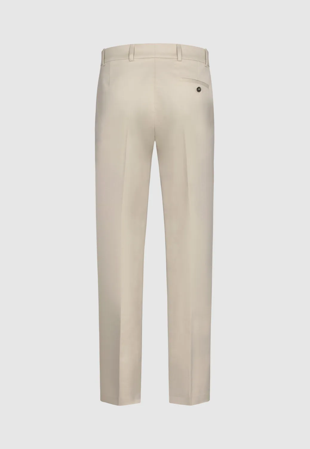 Pierre Talamon pantalon droit beige coton stretch