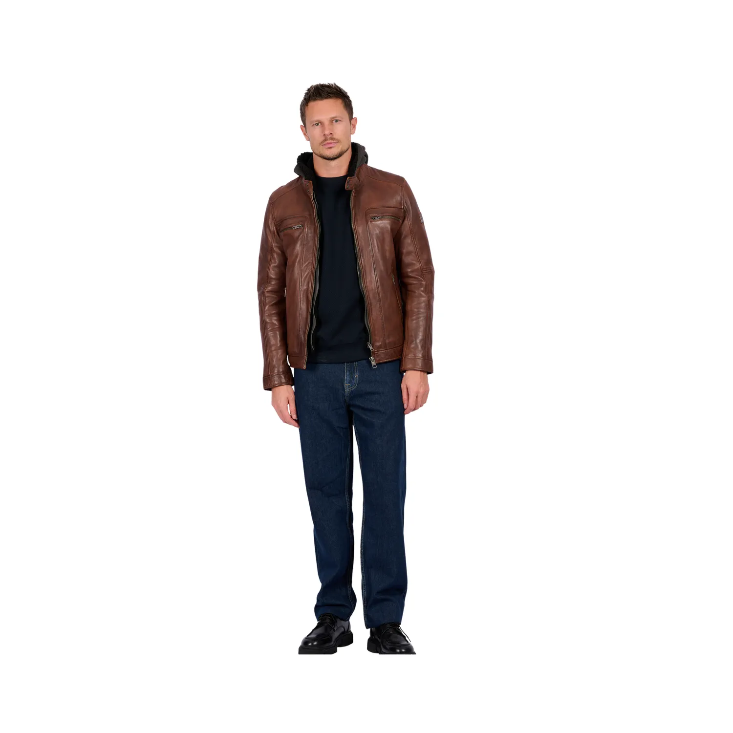 Oakwood Drink Réf. 63036 blouson cuir Tan