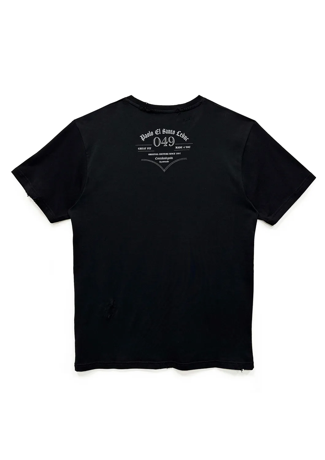 Paolo Leduc Nice Cock t-shirt coton bio noir blanc