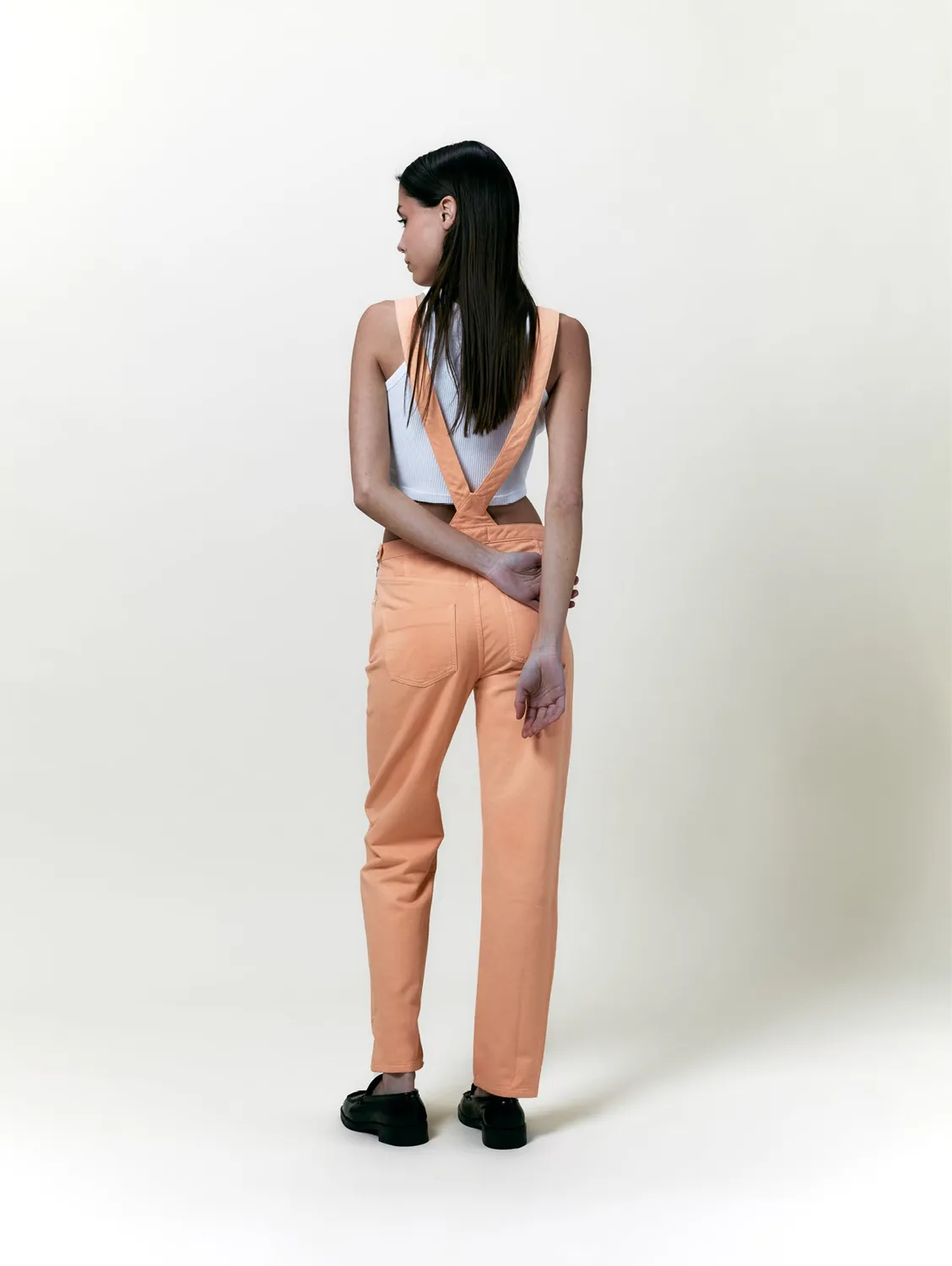 COTELÉ PARIS Mom salopette toile pêche bio