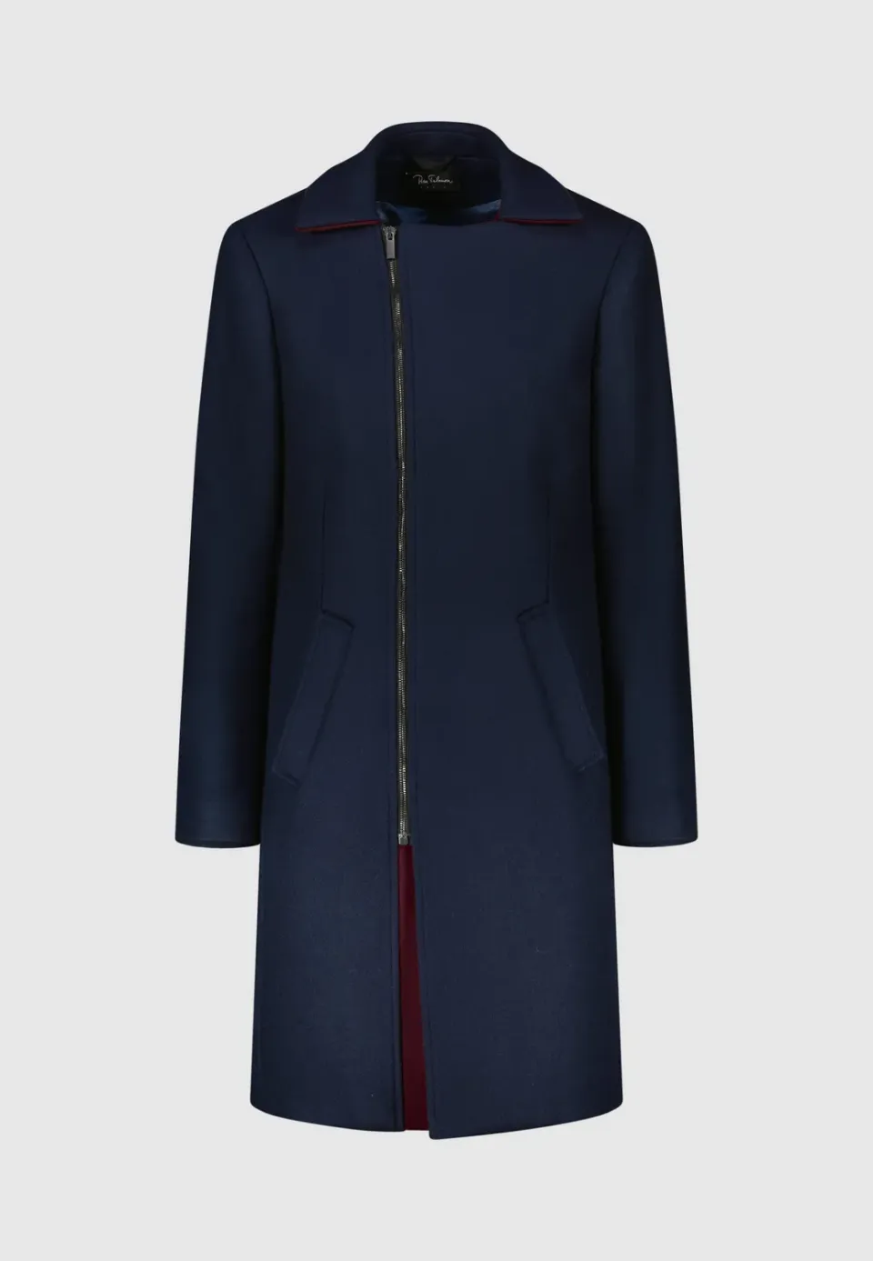 Pierre Talamon Kéros manteau marine hiver