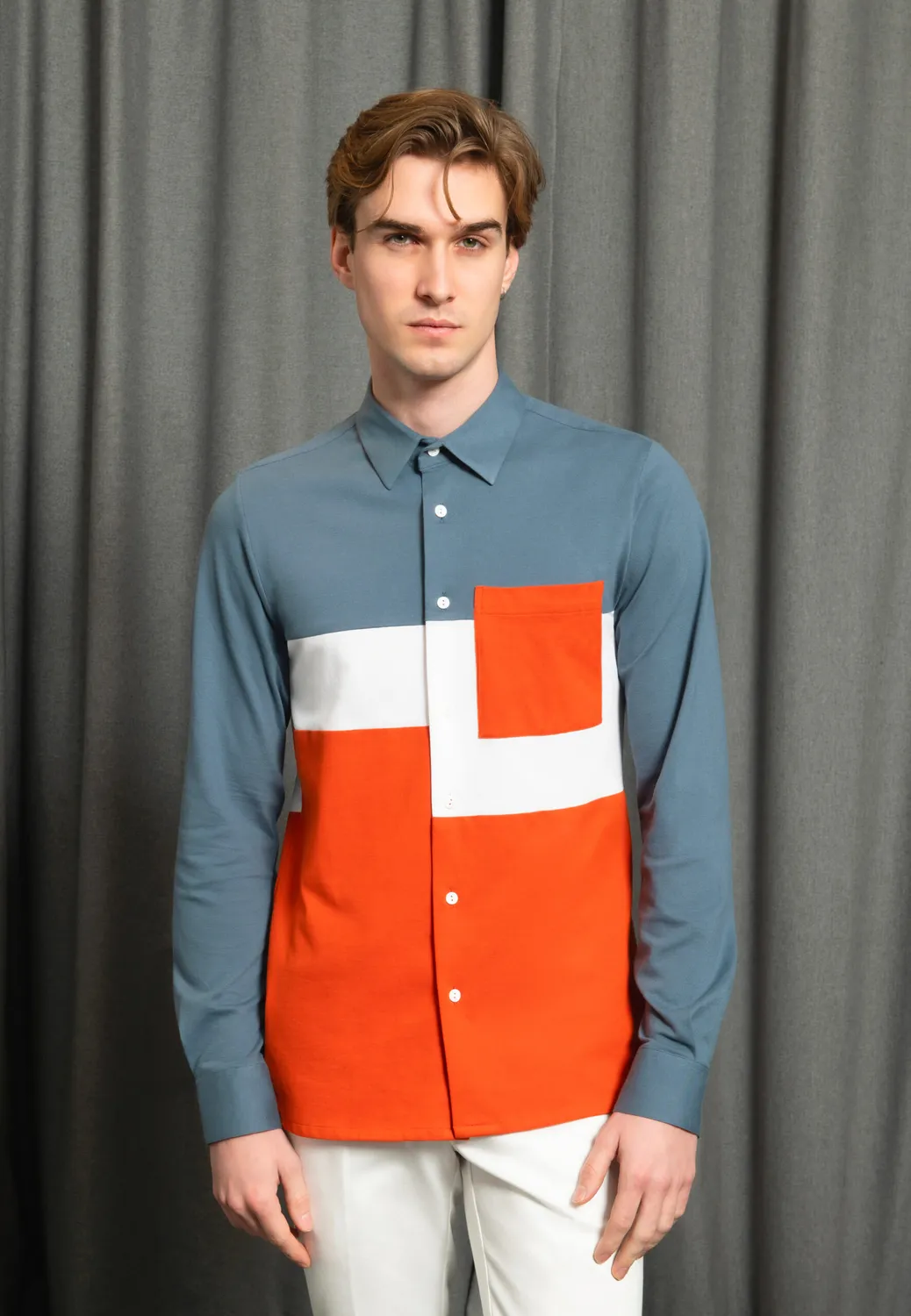 Pierre Talamon Tricolore chemise