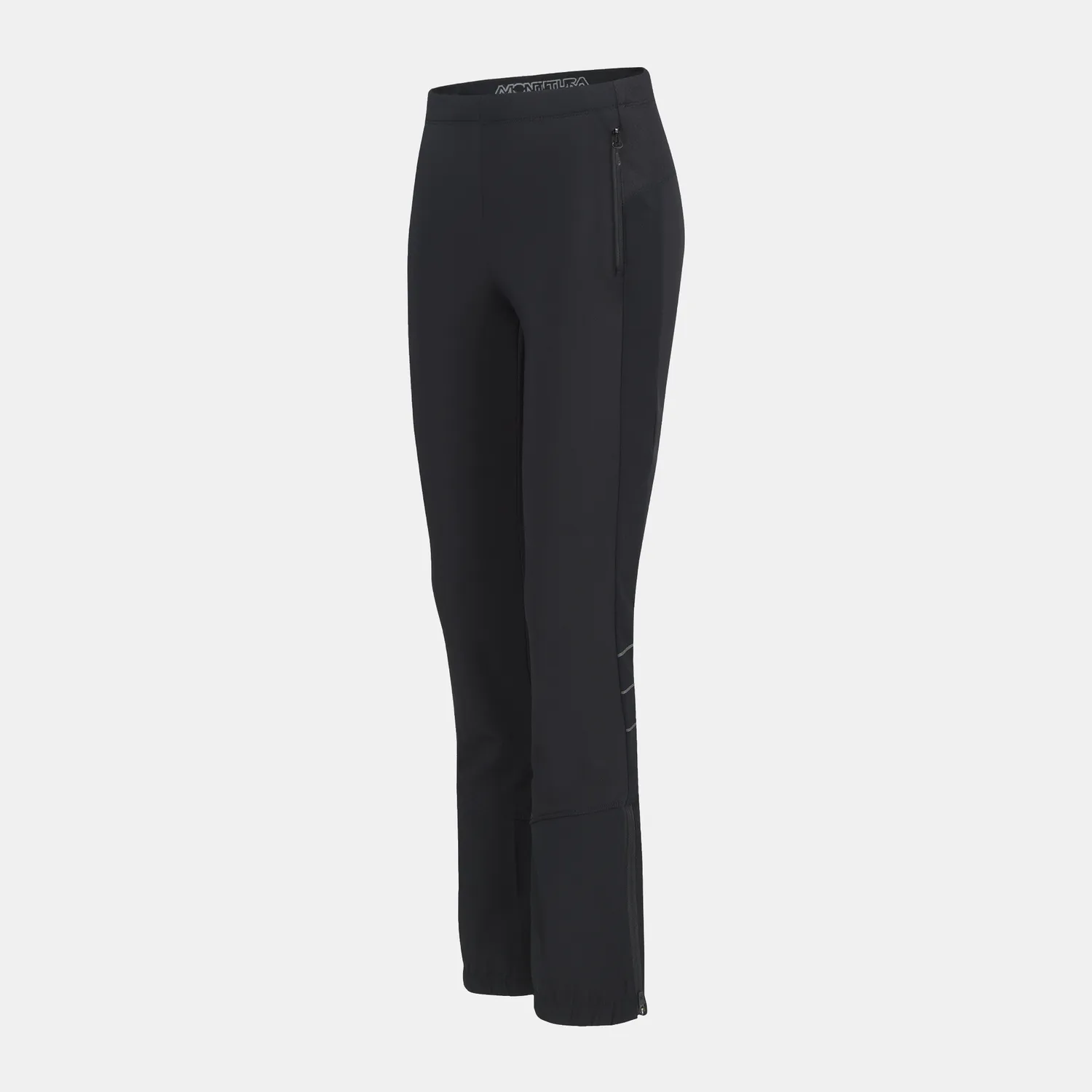 Montura Poison -5cm pantalon softshell femme noir coupe-vent