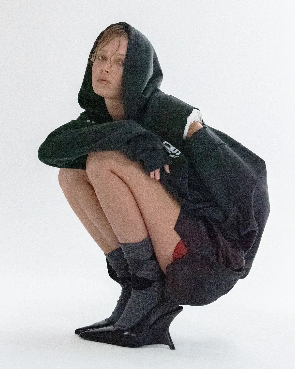 PAOLO LEDUC Pleasures hoodie zippé noir coton bio
