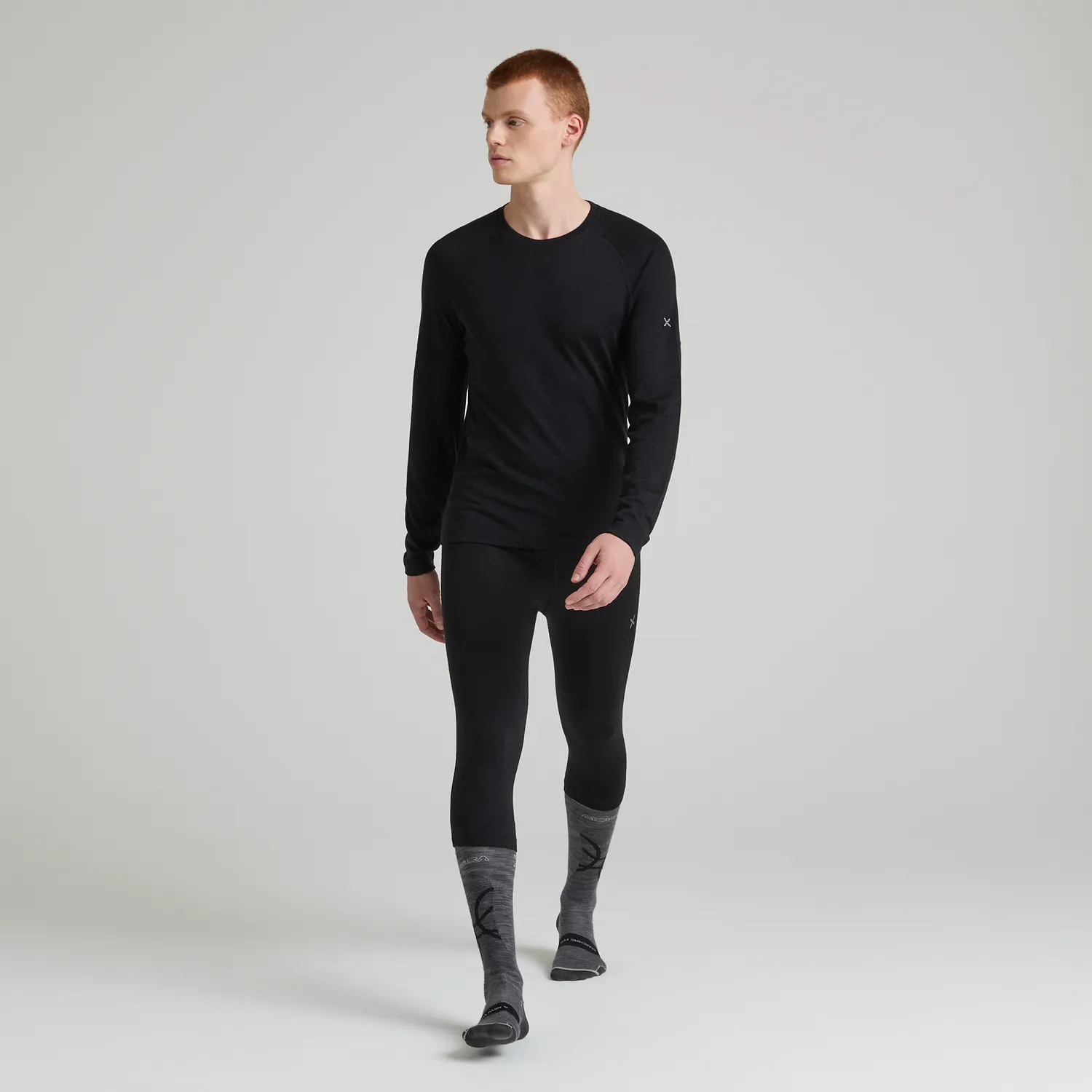 Montura Merino Concept collant 3/4 homme noir laine