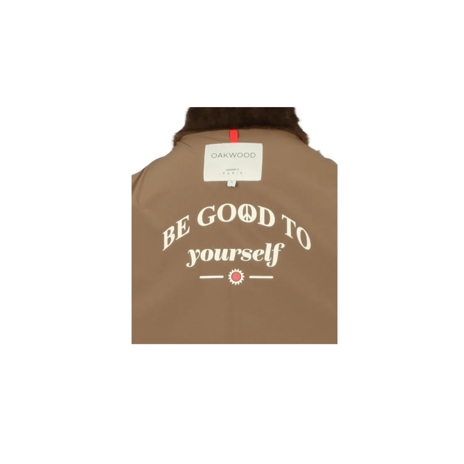 Oakwood Agnes 65290 blouson fausse fourrure choco