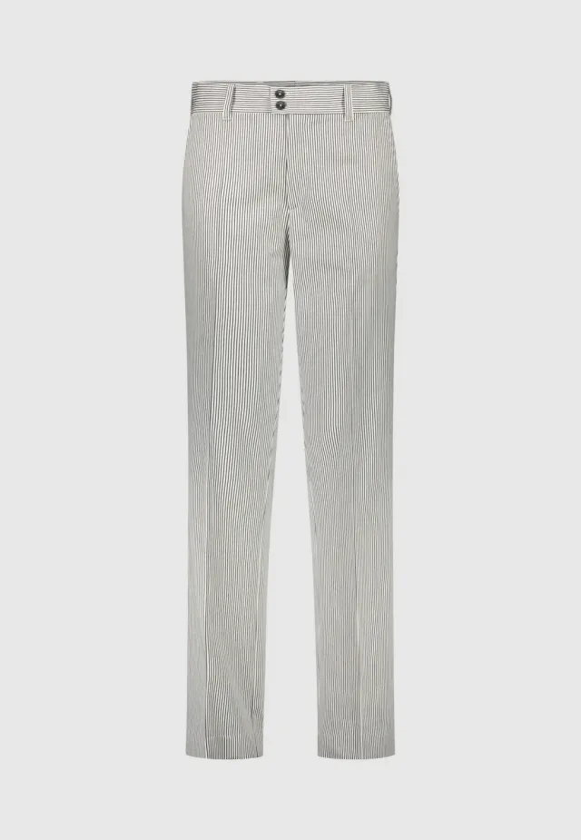 Pierre Talamon Malo Rayé pantalon rayé droit