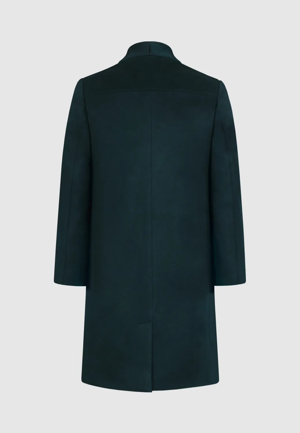 Pierre Talamon col montant manteau long col montant