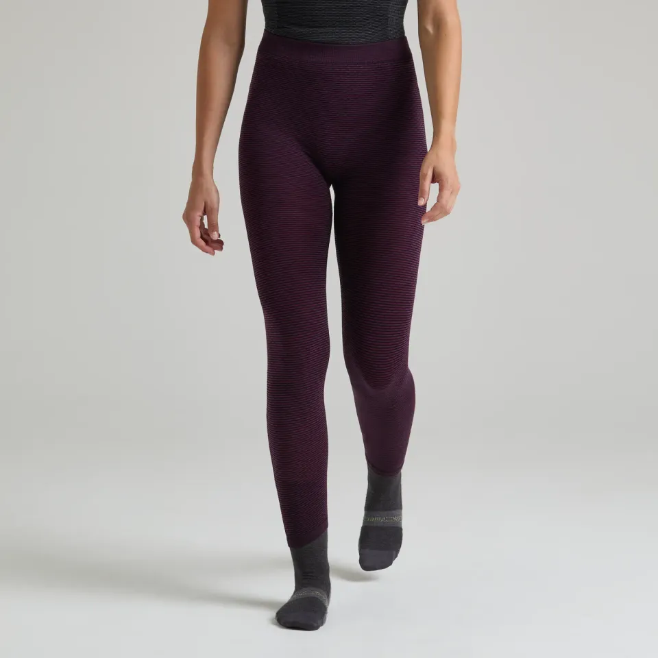 Montura Seamless Merino Pants collant bordeaux femme