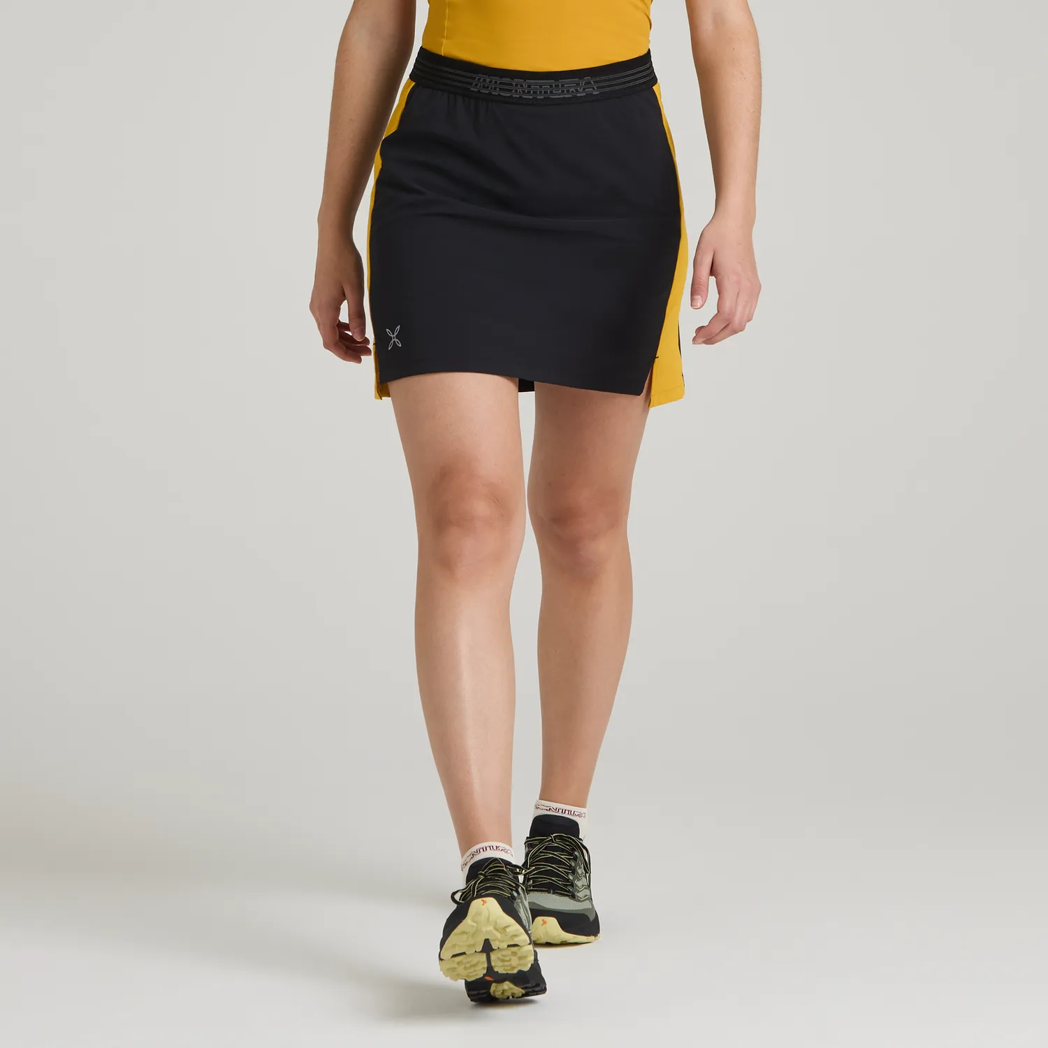 Montura Route jupe-short femme ardoise stretch déperlant