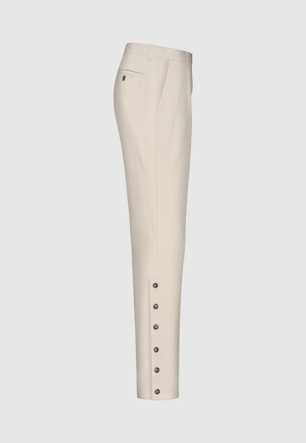Pierre Talamon pantalon Jump beige coupe droite