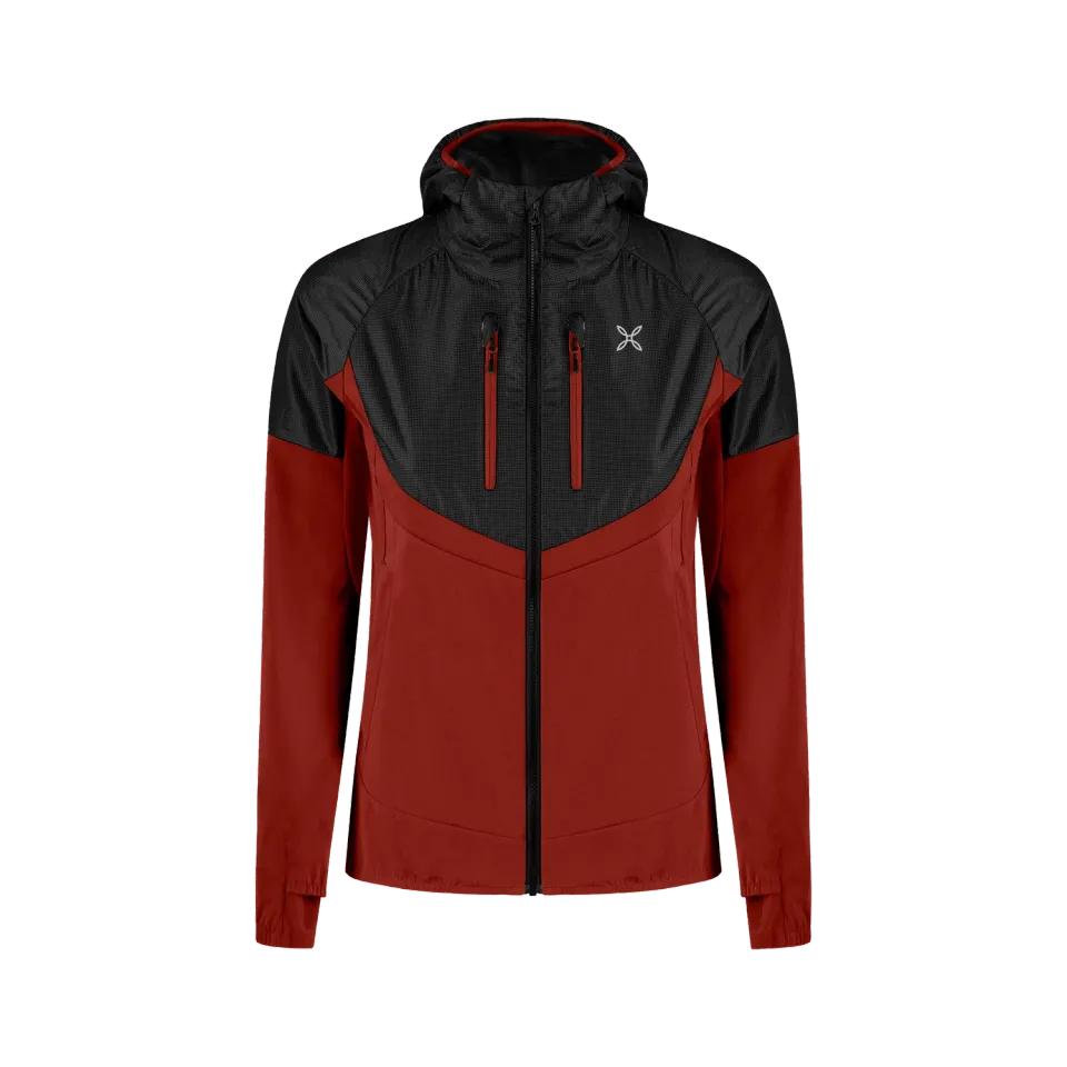 Montura Spitze Hybrid veste femme tabac coupe-vent chaude