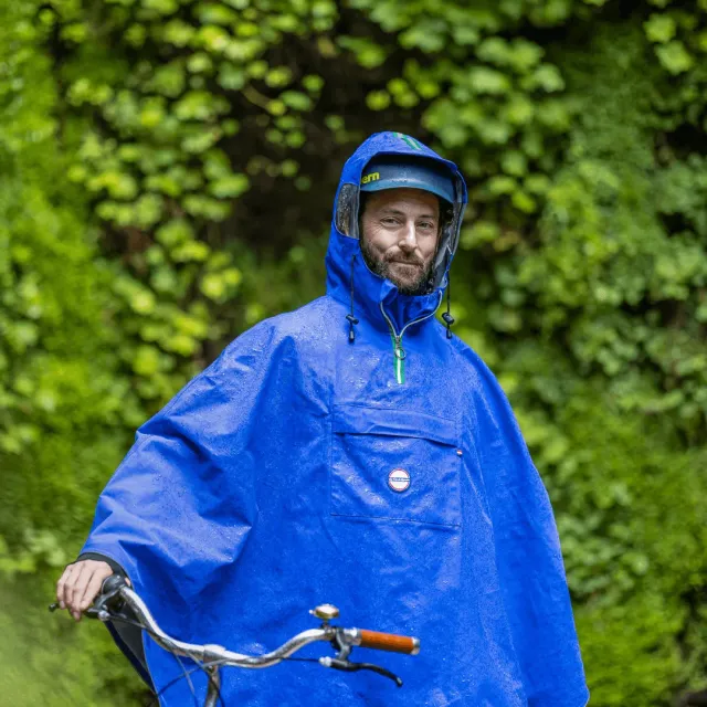 Le Temps des Grenouilles Cap Comorin cape de pluie vélo S/M