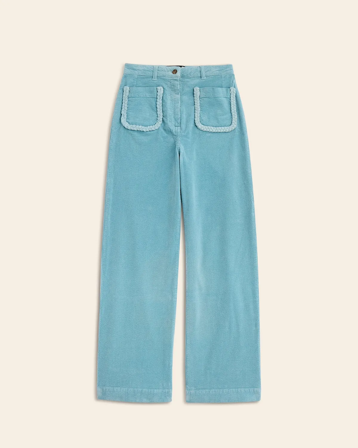 Cotelé Paris Daisy veste courte prune velours