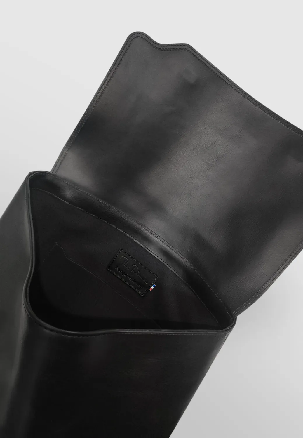 Pierre Talamon Pochette cuir noir homme