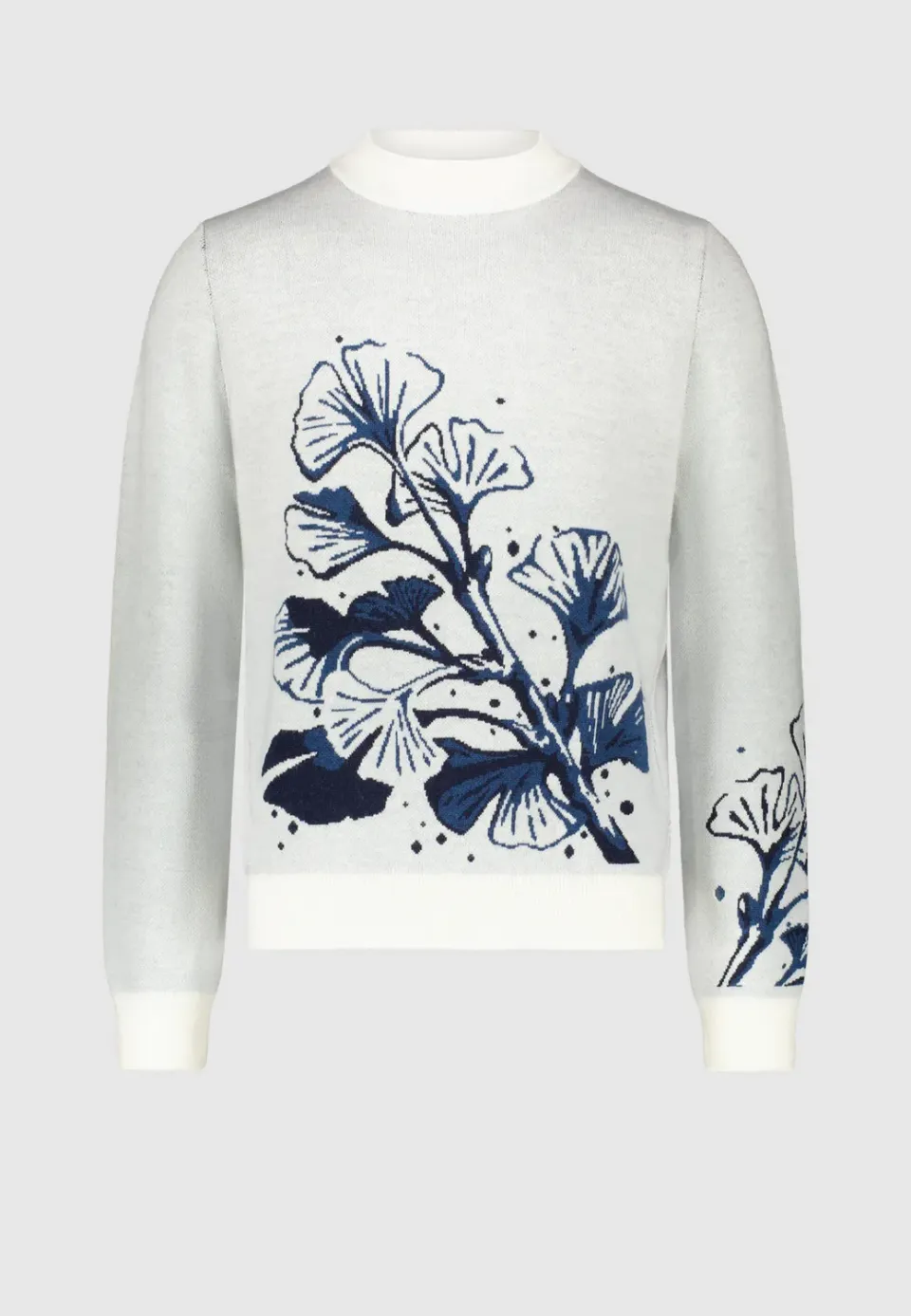 Pierre Talamon Ginkgo pull blanc hiver