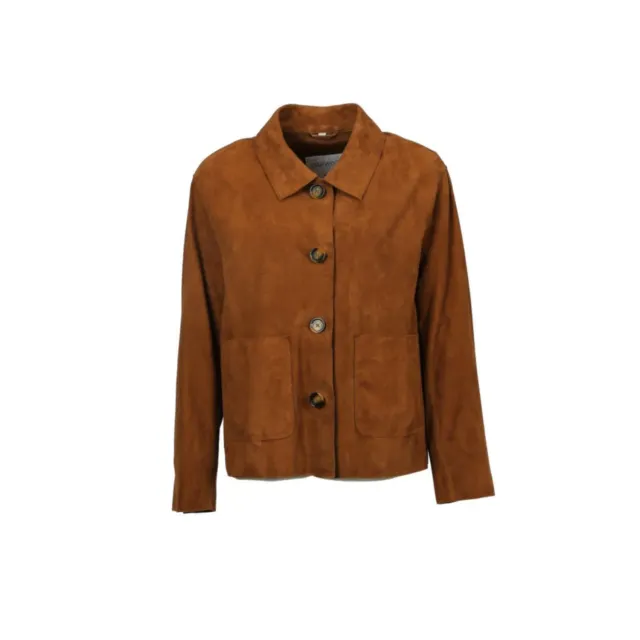 Oakwood Houston 65270 veste cuir velours marron clair