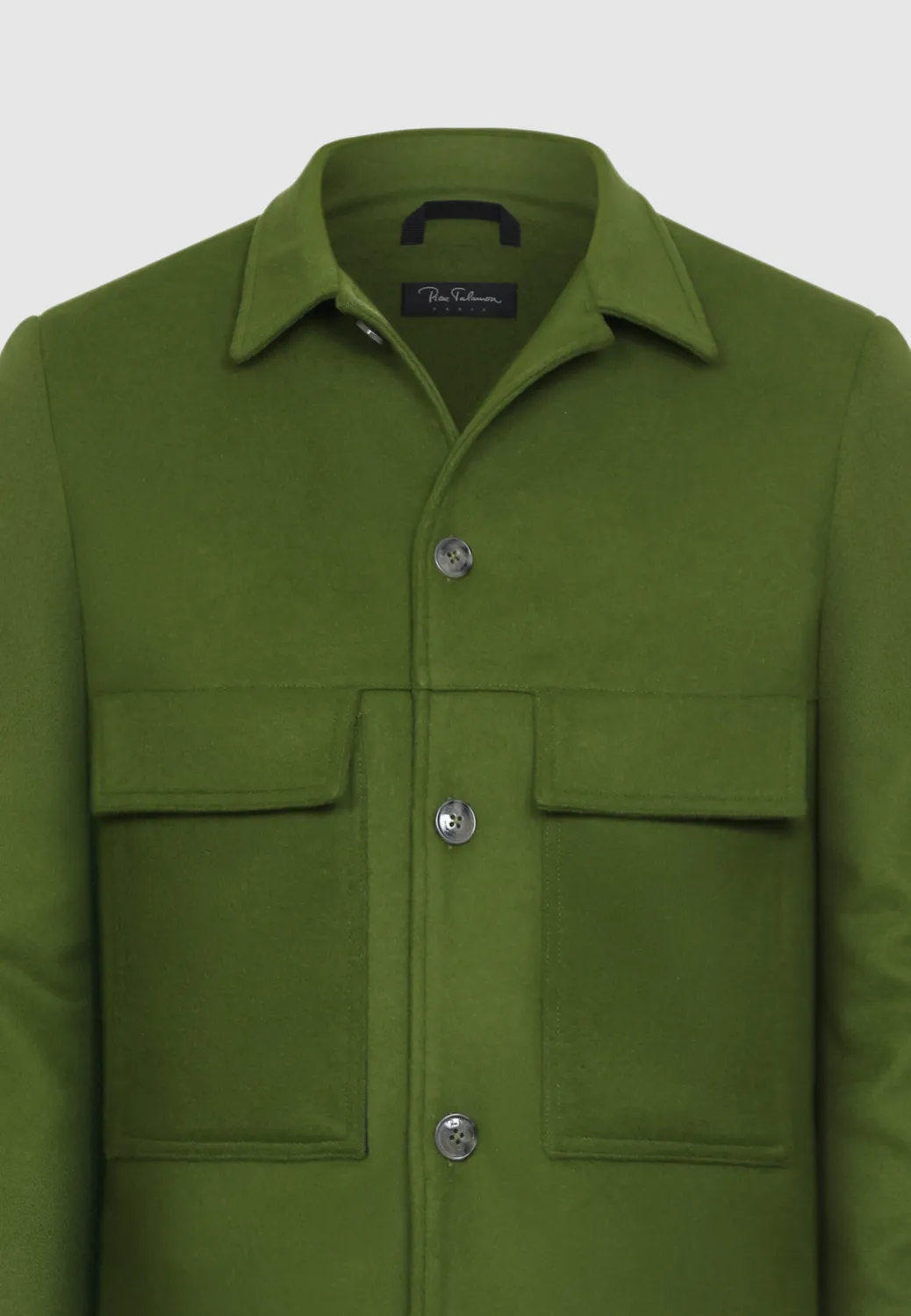 Pierre Talamon blouson vert coupe droite