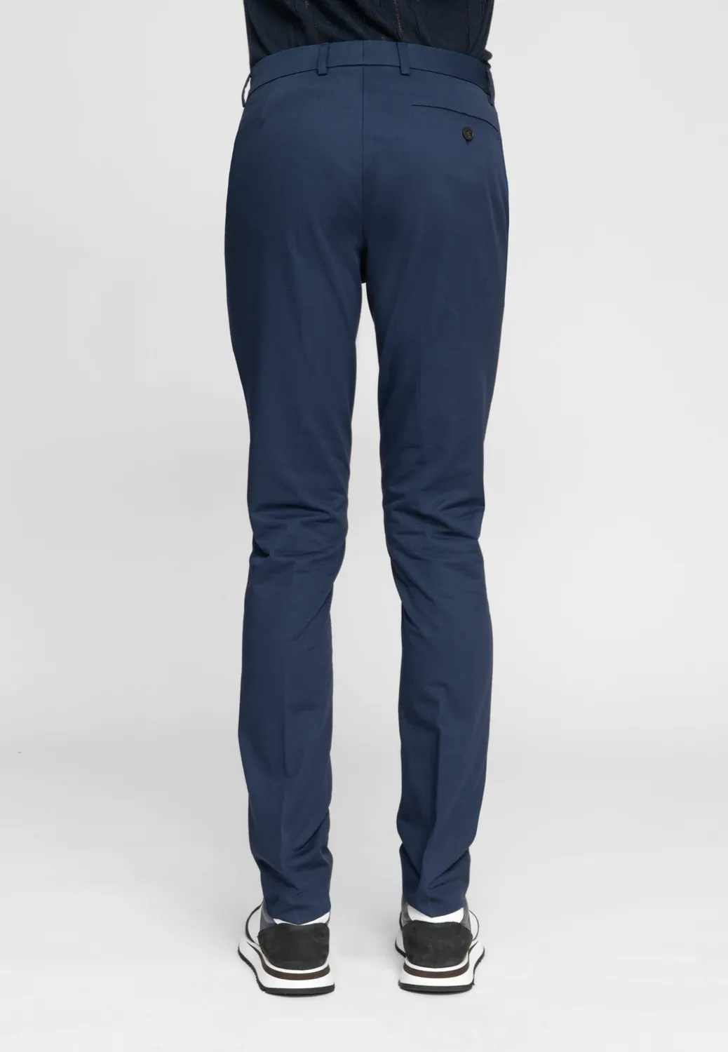 Pierre Talamon Rubana pantalon bleu marine homme droit