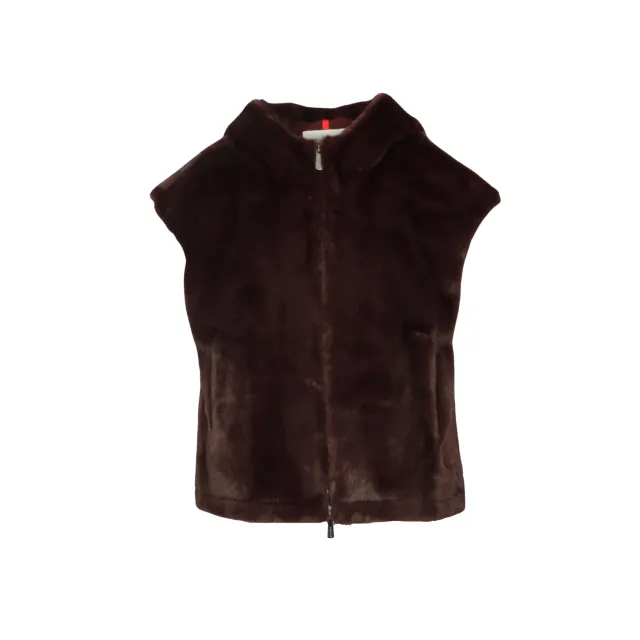 Oakwood Vesuve 65296 gilet fausse fourrure porto capuche