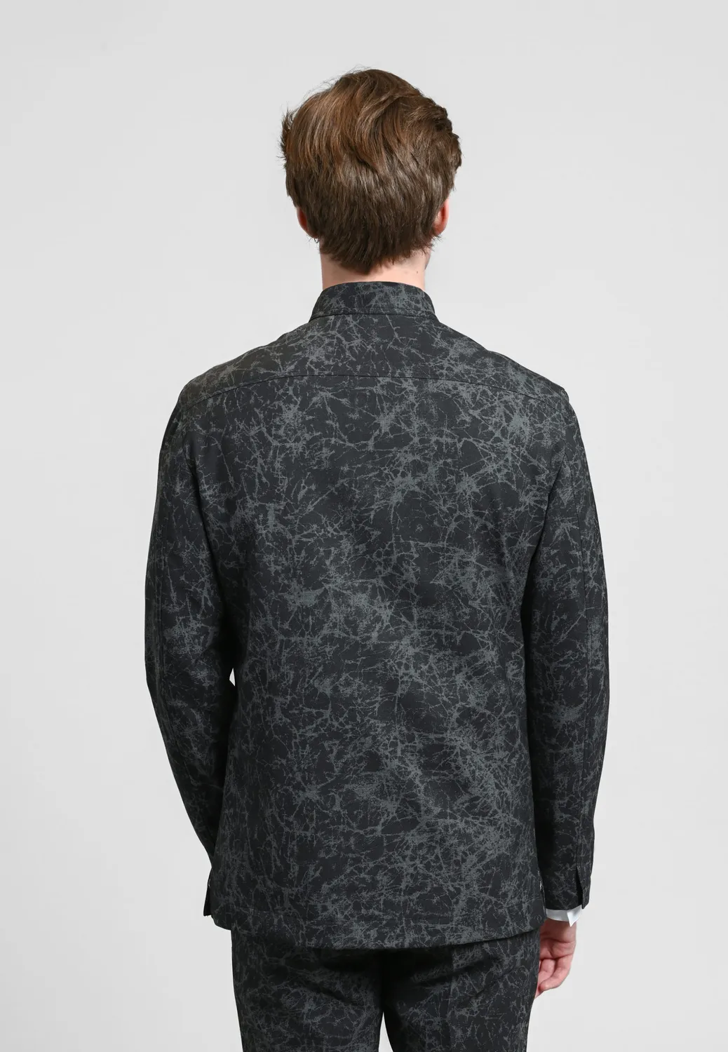 Pierre Talamon Doub Marble veste coupe droite