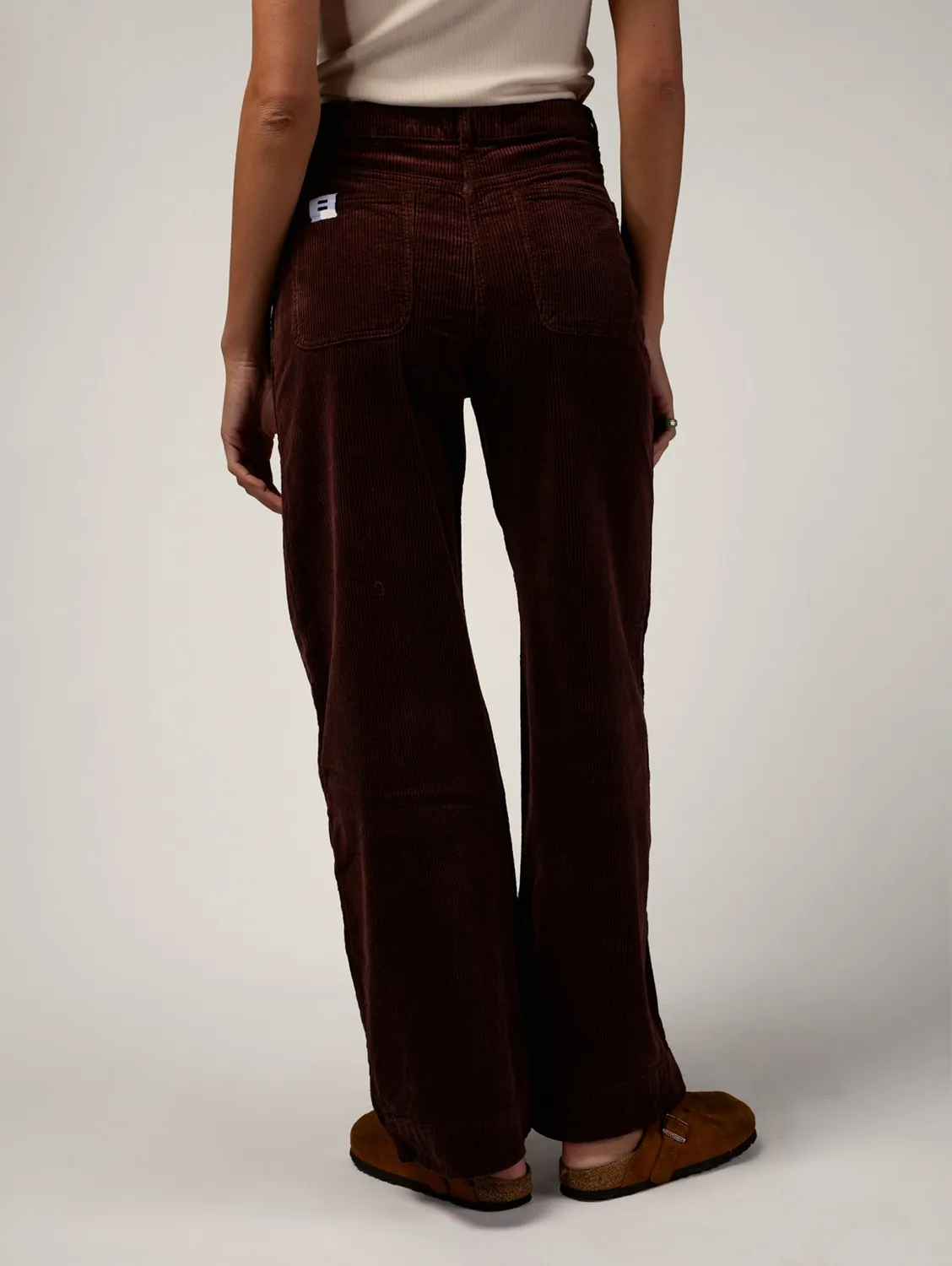 Cotélé Paris Jane pantalon velours chocolat